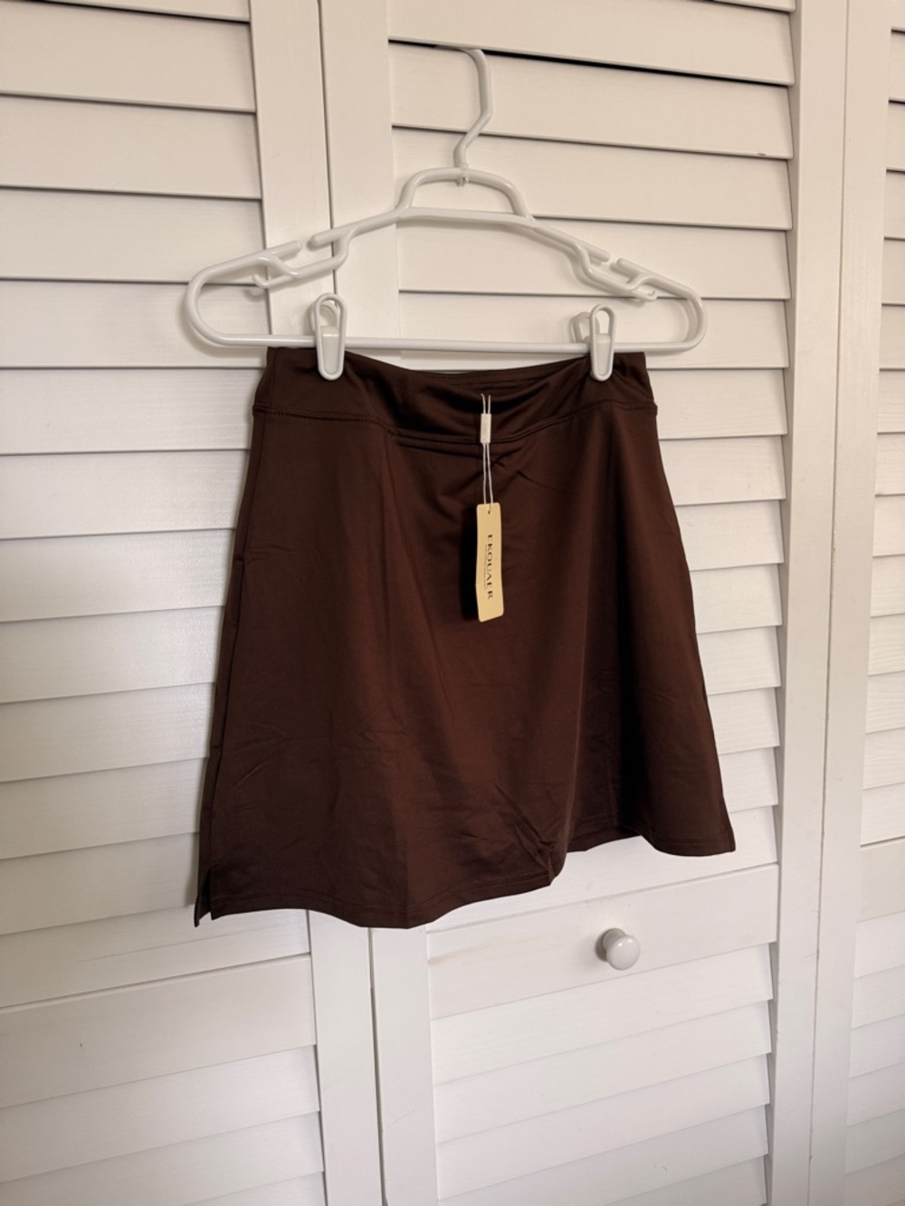 Women's Brown A-Line Skirt